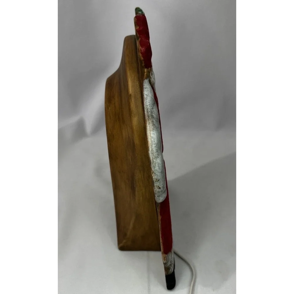 🎅1989 Tampa Bay Mold Company Santa And Chimney Light Fireplace Lamp